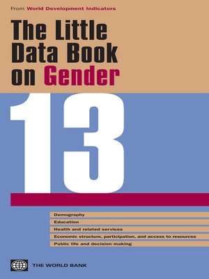 cover image of The Little Data Book on Gender 2013